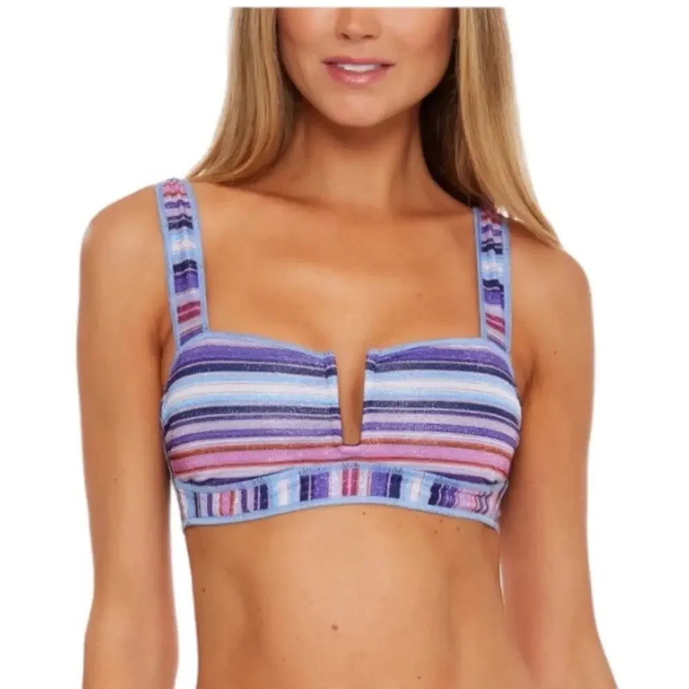 Becca South Coast Bandeau Bikini Top D-cup NWOT - Picture 1 of 7